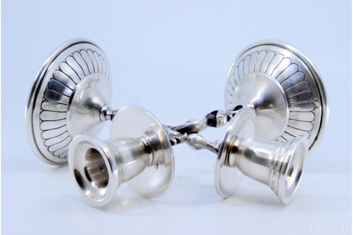 Antig&uuml;edades: Candelabros de plata - Foto 4
