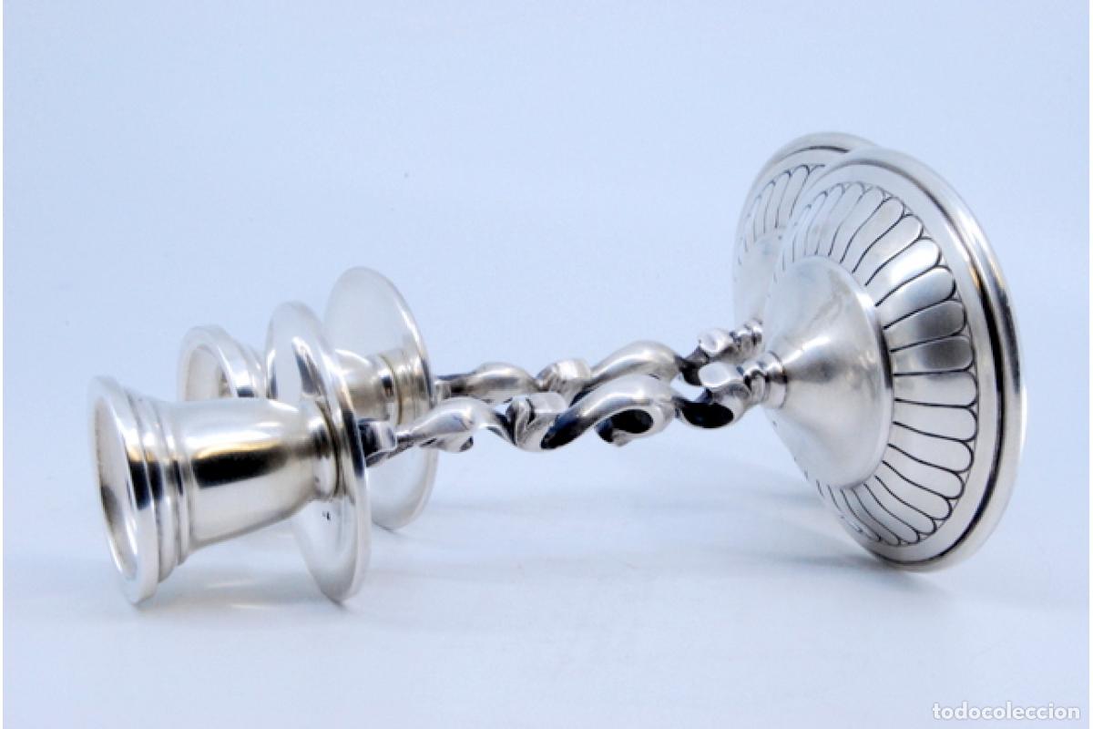Antig&uuml;edades: Candelabros de plata - Foto 9