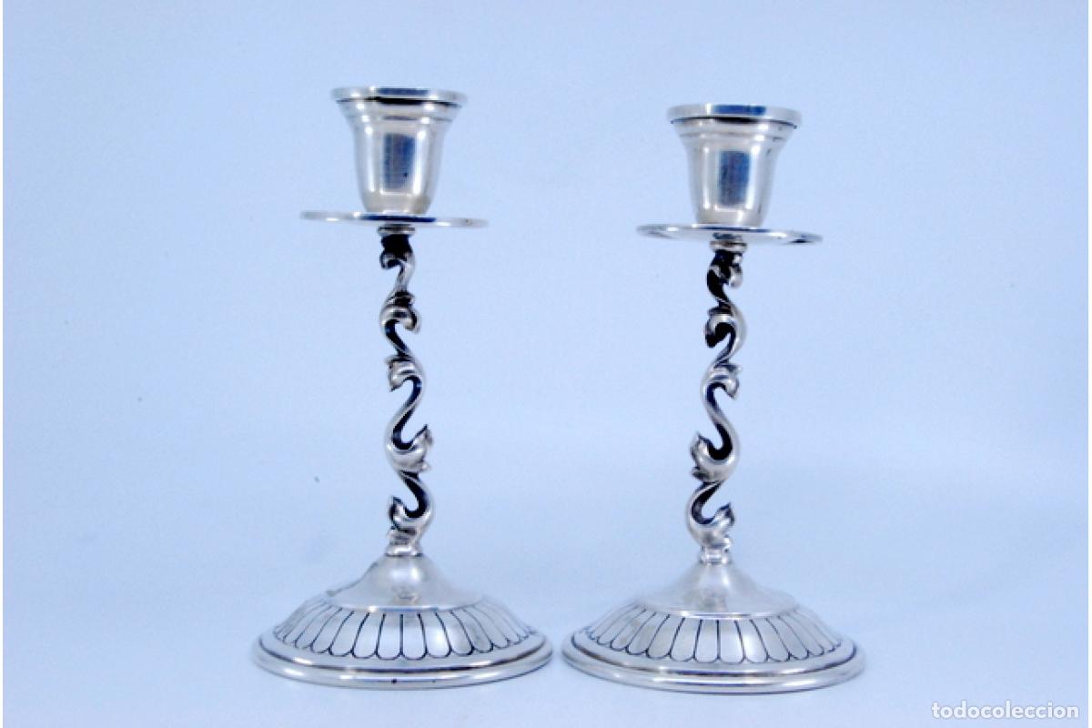 Antig&uuml;edades: Candelabros de plata - Foto 10