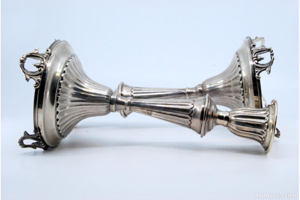 Antig&uuml;edades: Candelabros de plata - Foto 2
