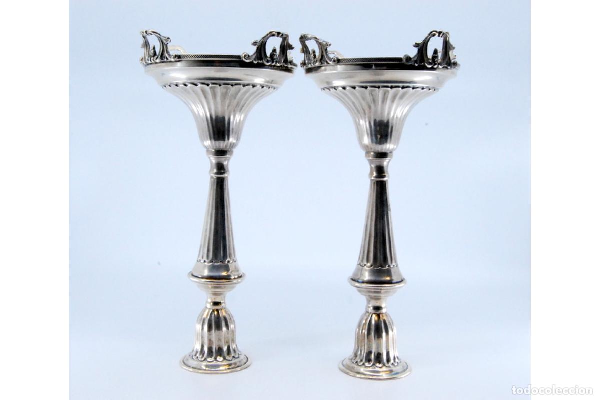 Antig&uuml;edades: Candelabros de plata - Foto 4