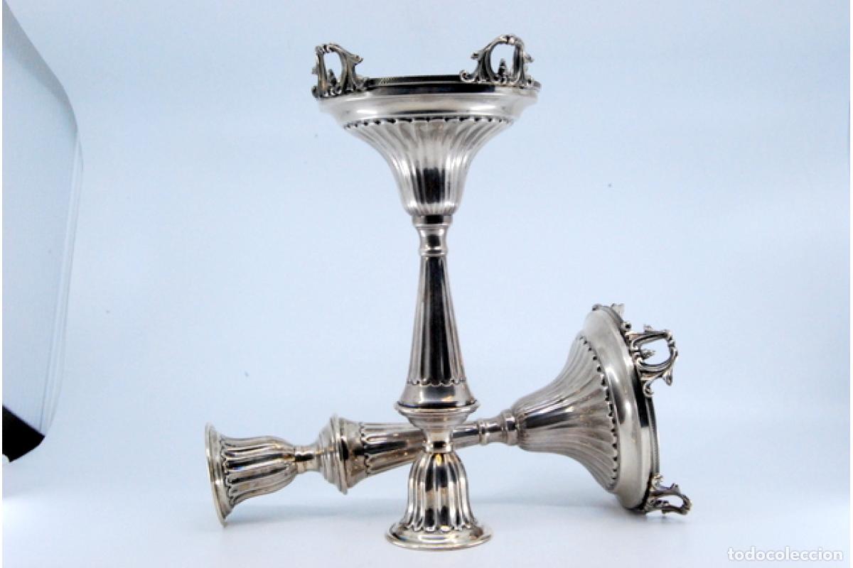 Antig&uuml;edades: Candelabros de plata - Foto 8