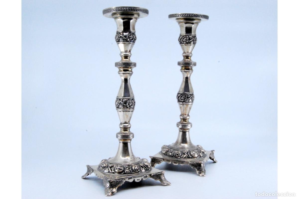 Antig&uuml;edades: Candelabros de plata - Foto 6