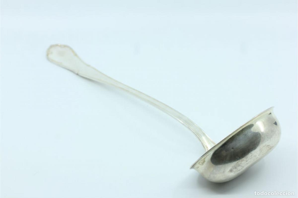 Antig&uuml;edades: Cuchar&oacute;n de sopa de plata - Foto 2