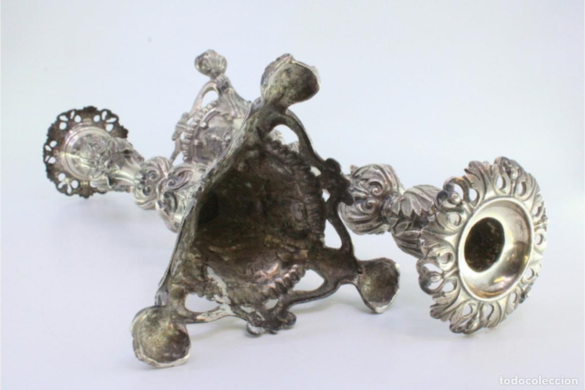 Antig&uuml;edades: Candelabros de plata - Foto 4