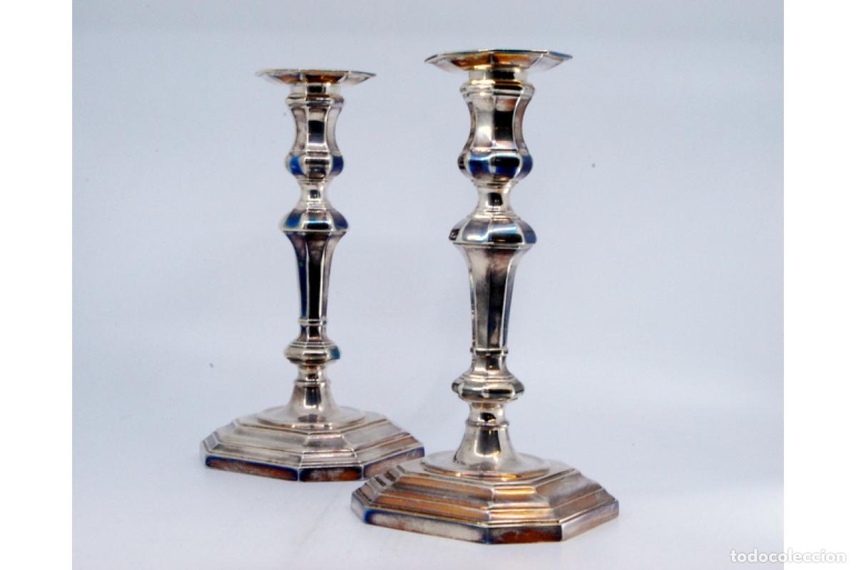 Antig&uuml;edades: Candelabros de plata - Foto 2