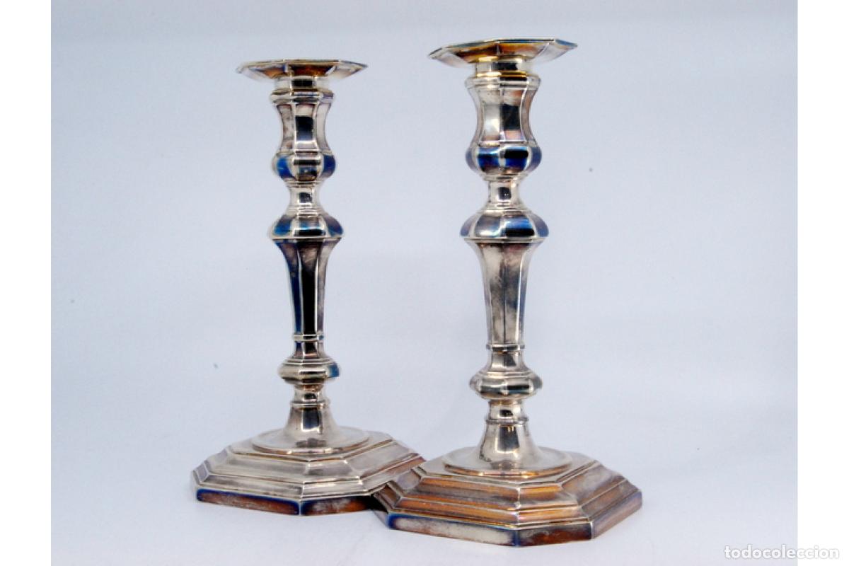 Antig&uuml;edades: Candelabros de plata - Foto 8