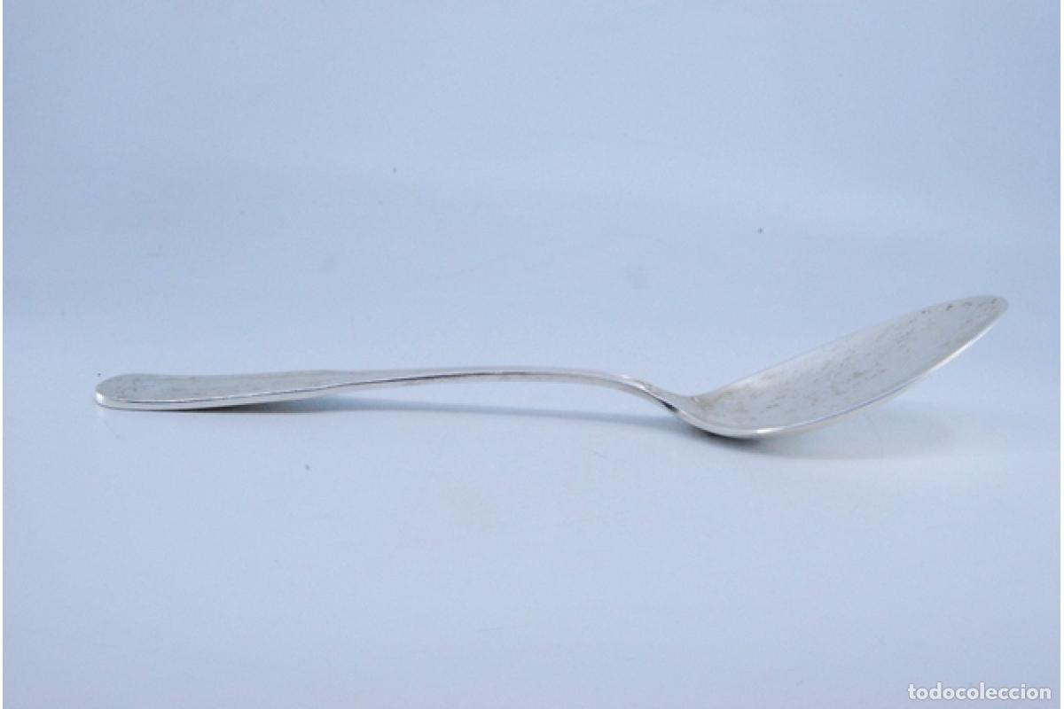 Antig&uuml;edades: Cuchara de plata para servir arroz - Foto 2