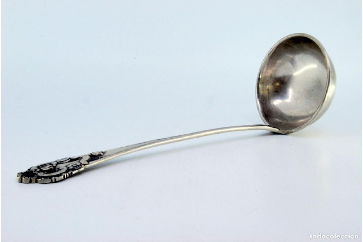 Antig&uuml;edades: Cuchar&oacute;n de sopa de plata - Foto 3