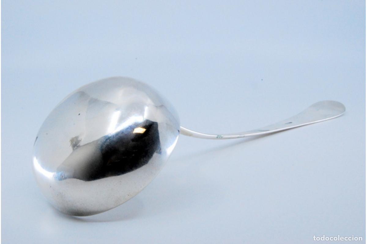 Antig&uuml;edades: Cuchar&oacute;n de sopa de plata - Foto 9