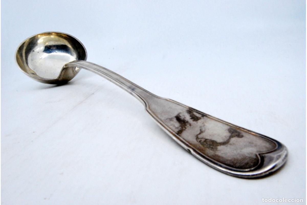 Antig&uuml;edades: Cuchar&oacute;n de sopa de plata - Foto 3