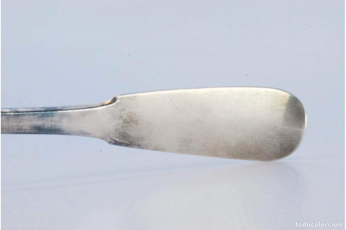 Antig&uuml;edades: Cuchar&oacute;n de sopa de plata - Foto 4