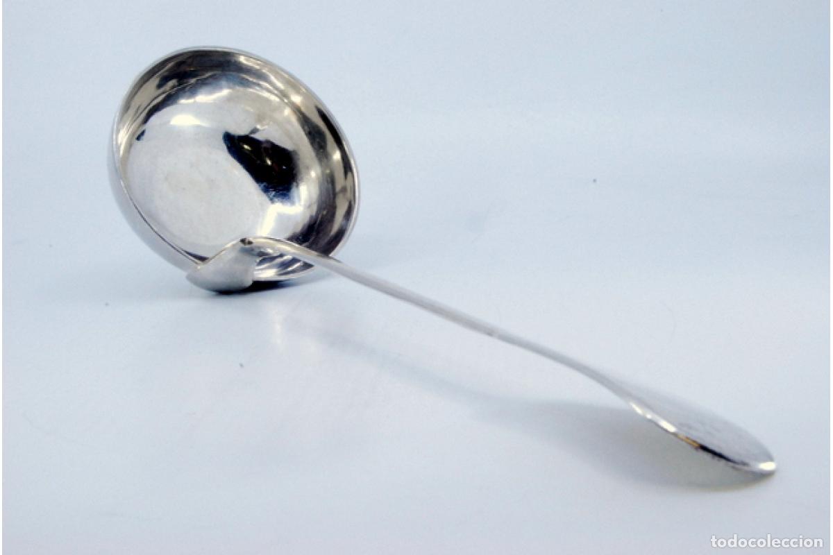 Antig&uuml;edades: Cuchar&oacute;n de sopa de plata - Foto 4