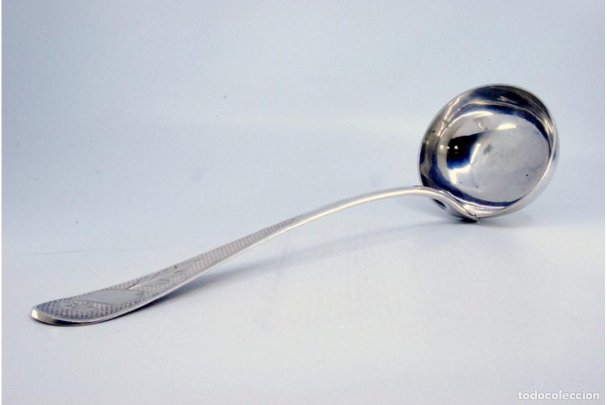 Antig&uuml;edades: Cuchar&oacute;n de sopa de plata - Foto 6