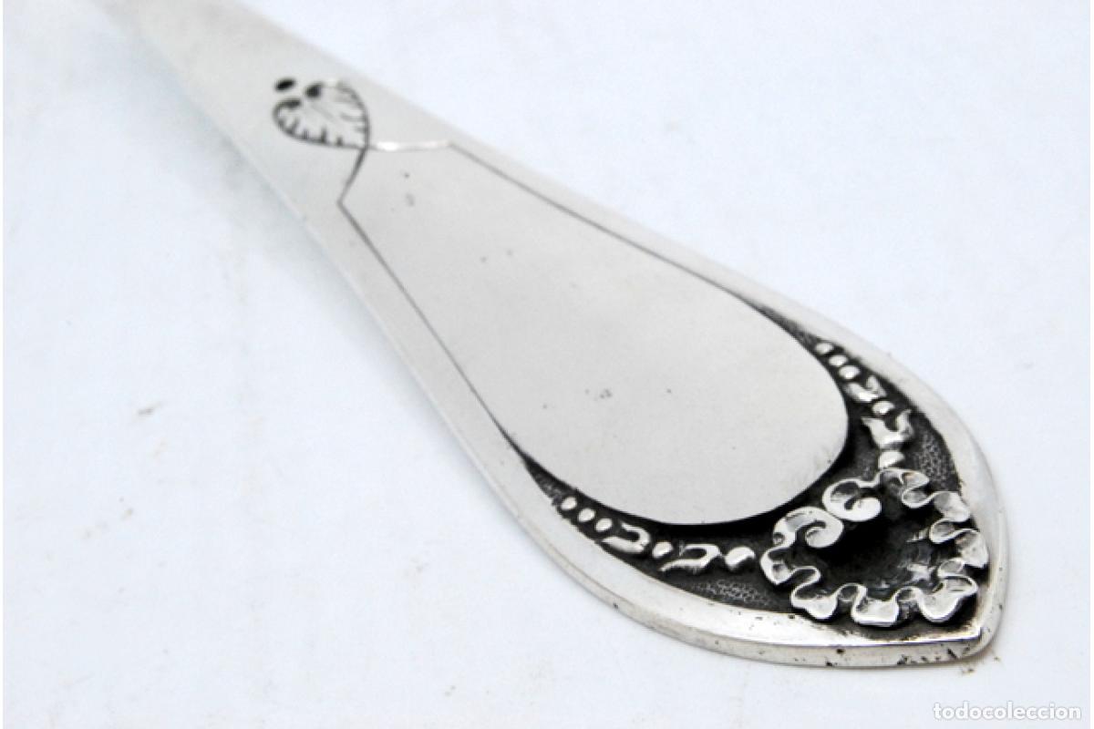 Antig&uuml;edades: Cuchar&oacute;n de sopa de plata - Foto 6