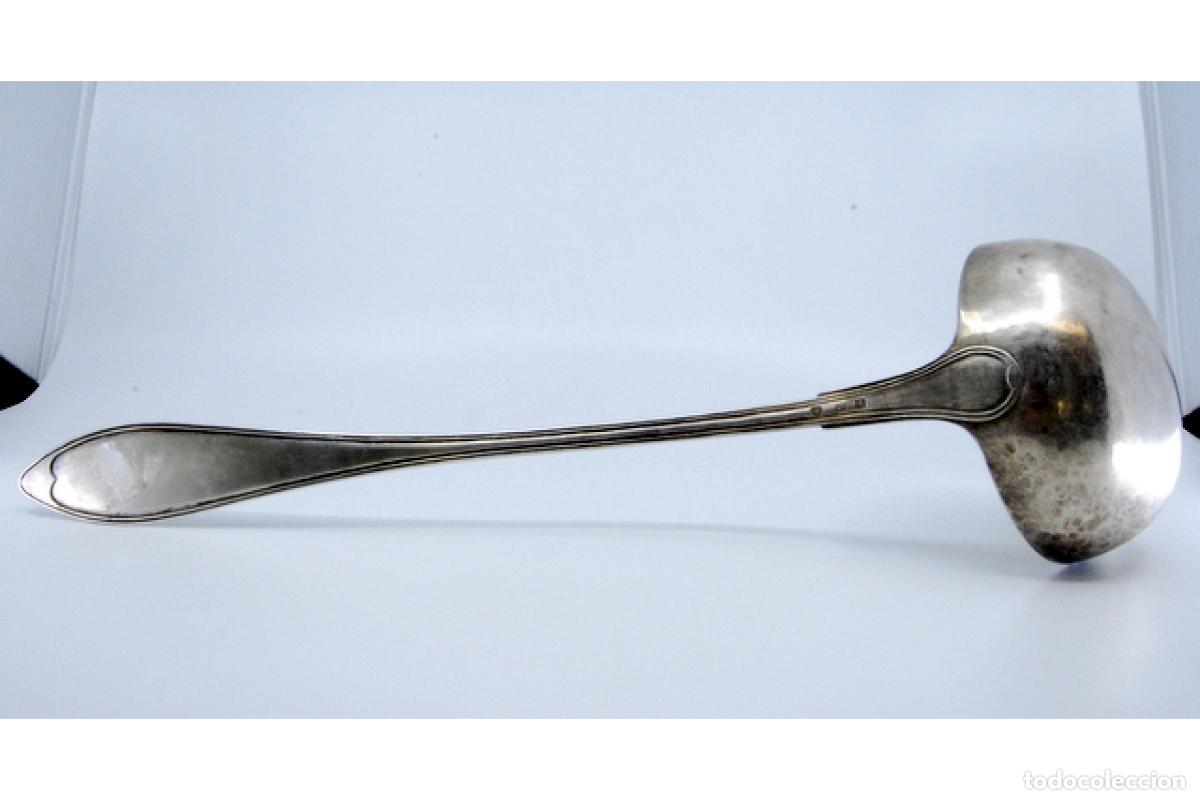 Antig&uuml;edades: Cuchar&oacute;n de sopa de plata - Foto 7