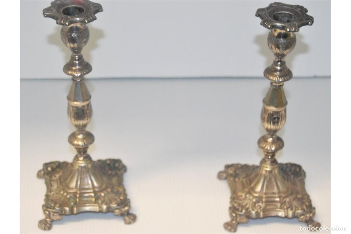 Antig&uuml;edades: Candelabros de plata - Foto 3