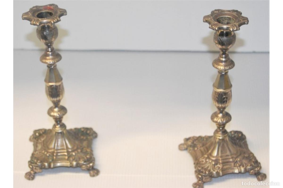 Antig&uuml;edades: Candelabros de plata - Foto 4