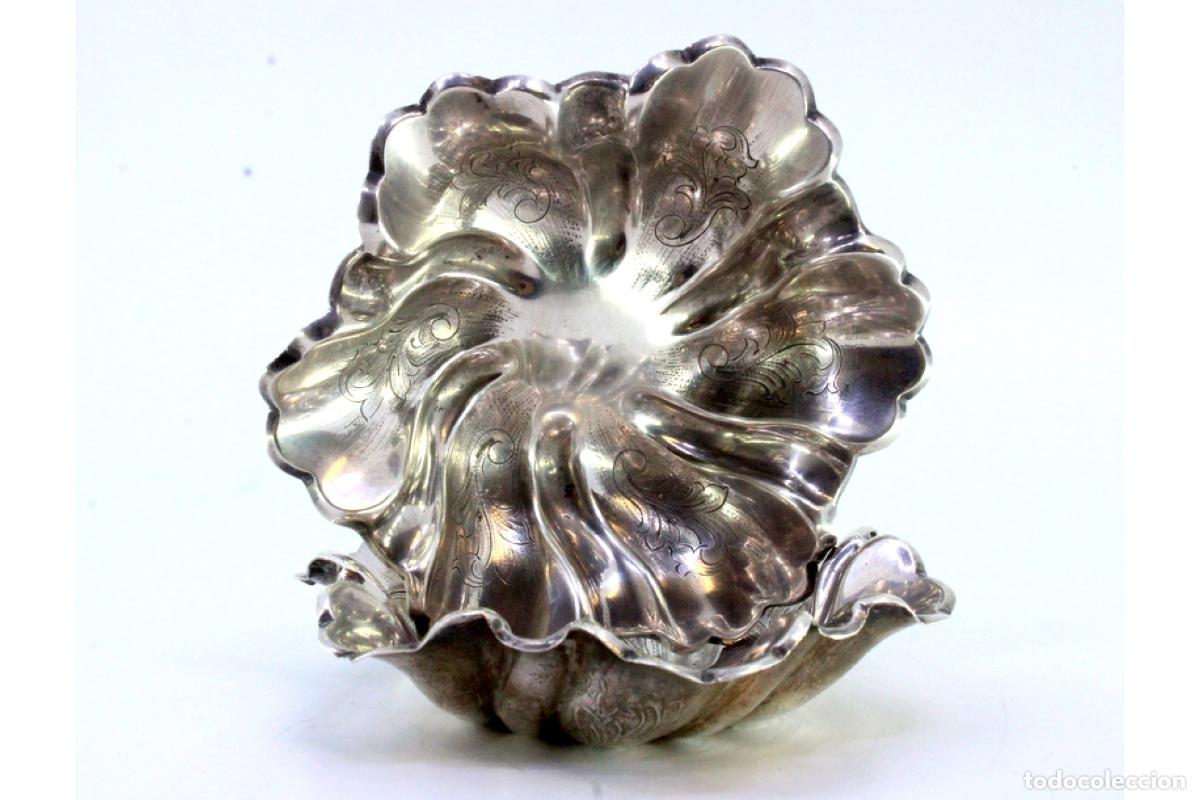 Antig&uuml;edades: Par de porta anillos de plata - Foto 5
