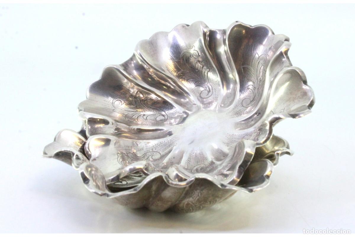 Antig&uuml;edades: Par de porta anillos de plata - Foto 6