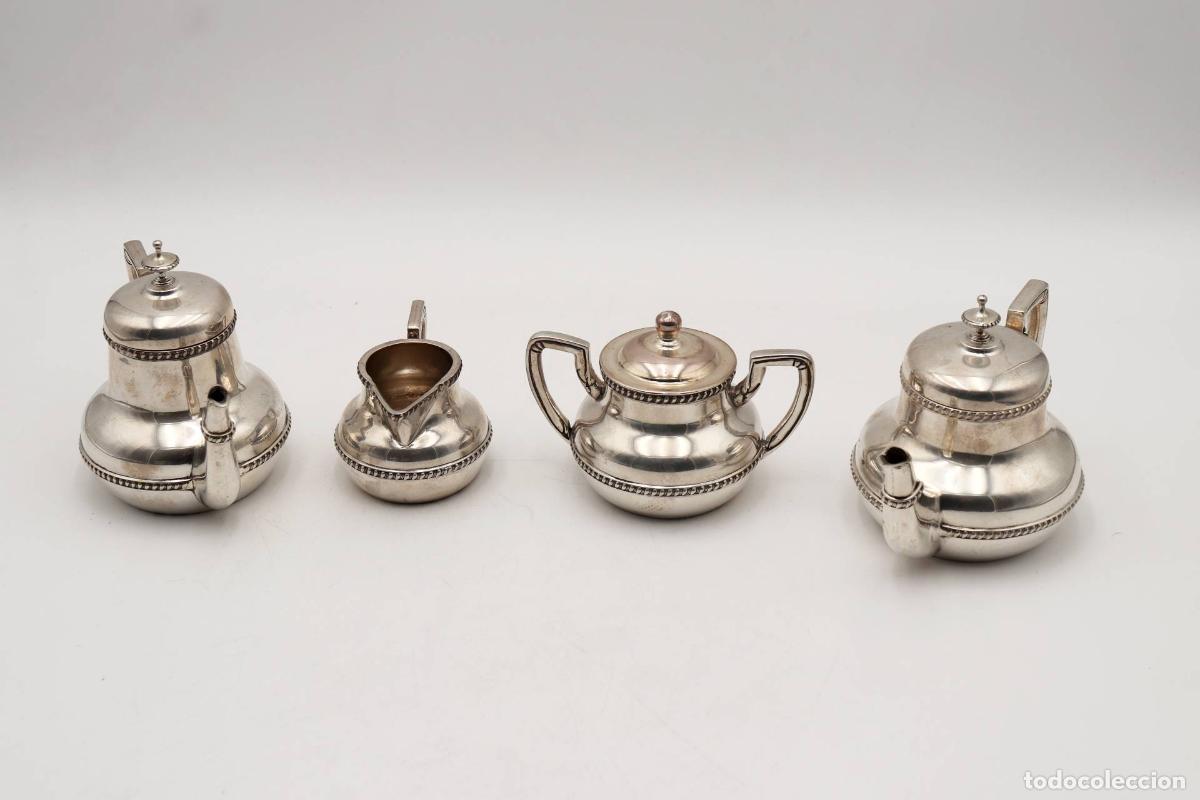 Antig&uuml;edades: Servicio de caf&eacute; de plata - Foto 4