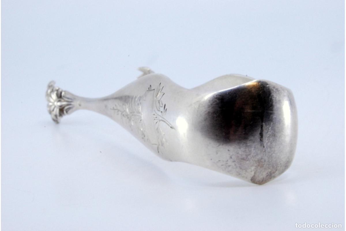 Antig&uuml;edades: Pinzas para hielo, en plata - Foto 4