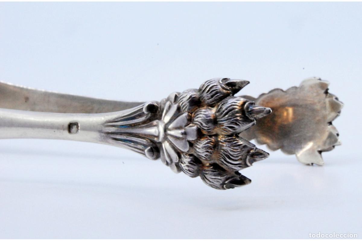Antig&uuml;edades: Pinzas para hielo, en plata - Foto 5