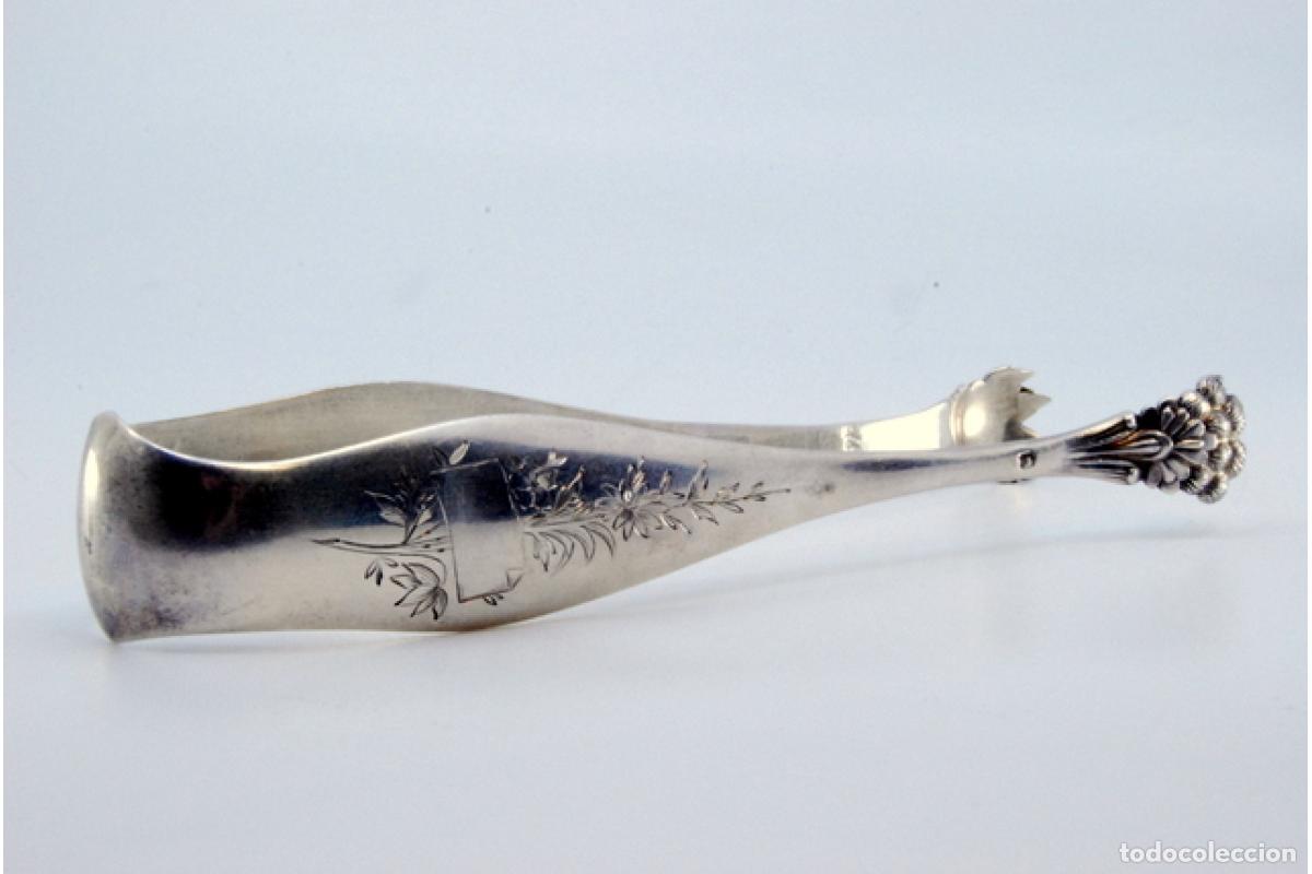 Antig&uuml;edades: Pinzas para hielo, en plata - Foto 7