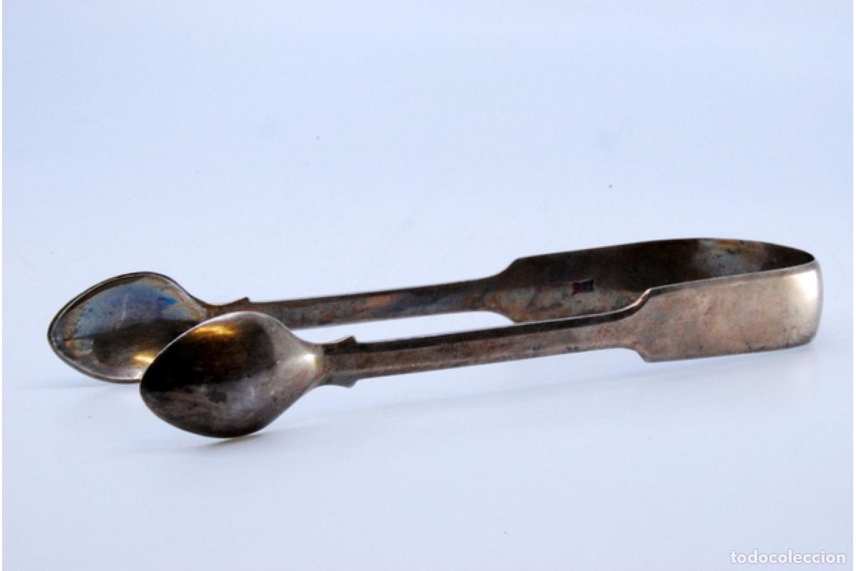 Antig&uuml;edades: Pinzas para az&uacute;car, en plata - Foto 8