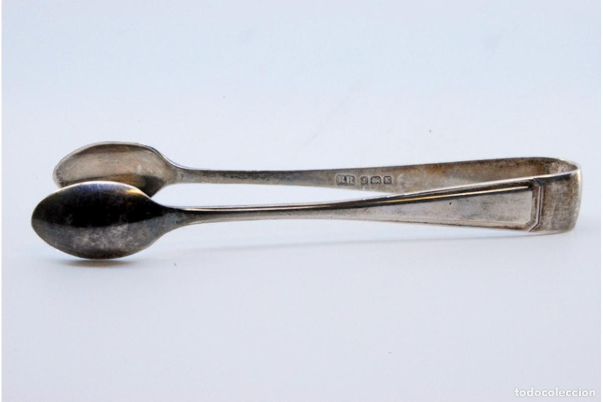Antig&uuml;edades: Pinzas para az&uacute;car, en plata - Foto 2