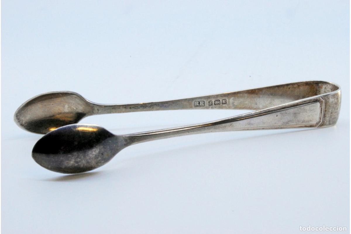 Antig&uuml;edades: Pinzas para az&uacute;car, en plata - Foto 4