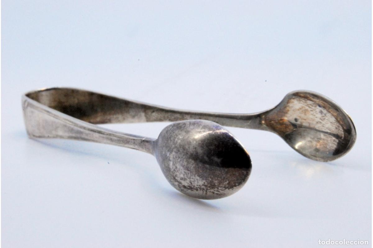 Antig&uuml;edades: Pinzas para az&uacute;car, en plata - Foto 8