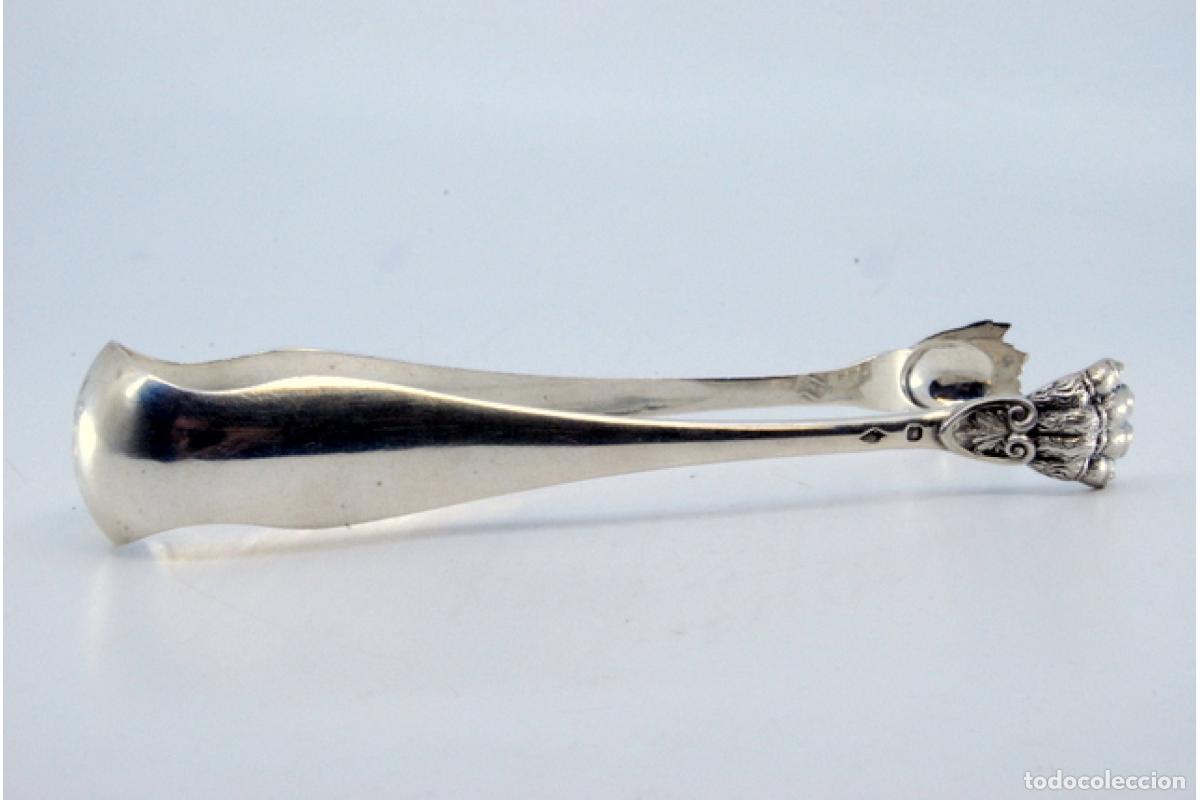 Antig&uuml;edades: Pinzas para az&uacute;car, en plata - Foto 2