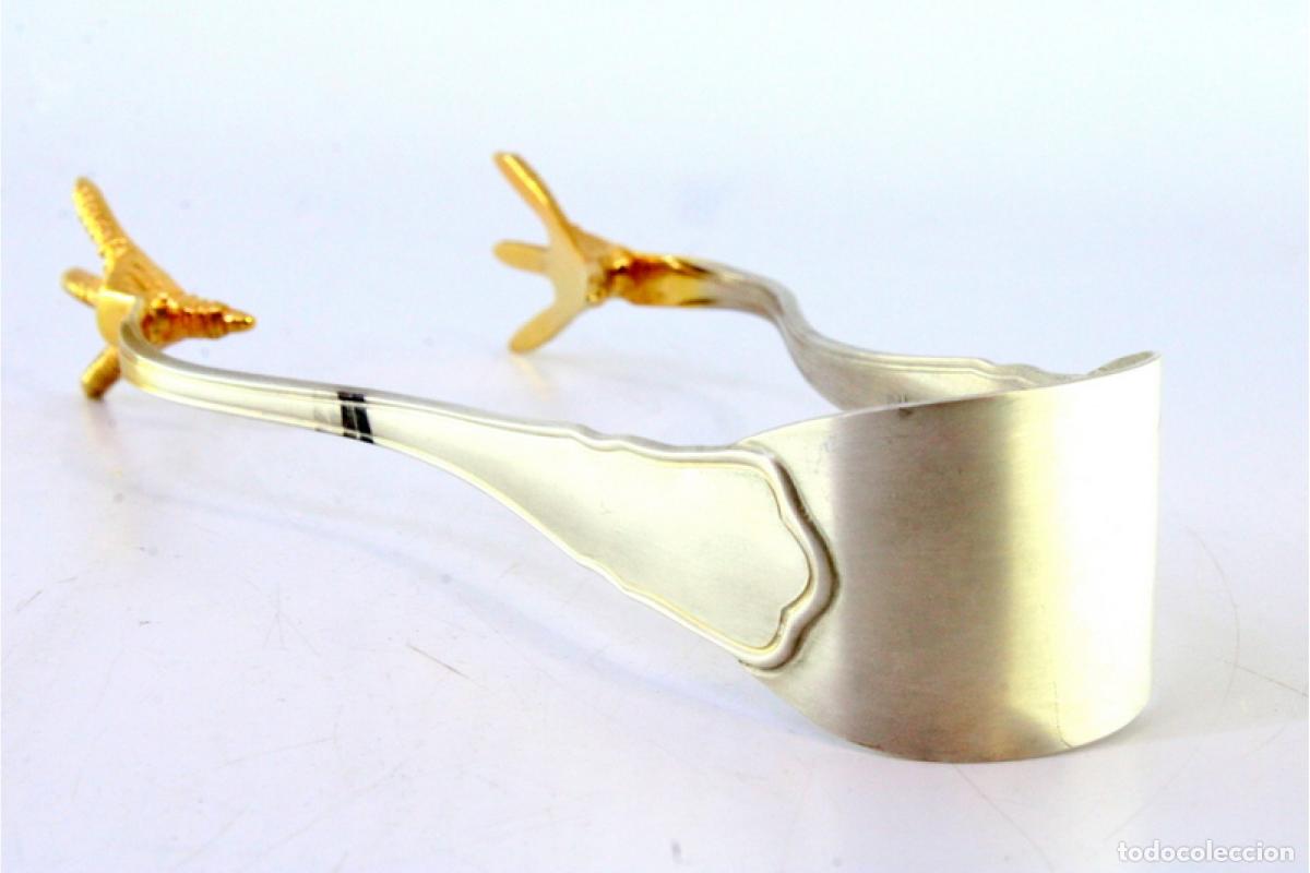 Antig&uuml;edades: Pinzas para hielo, en plata - Foto 4