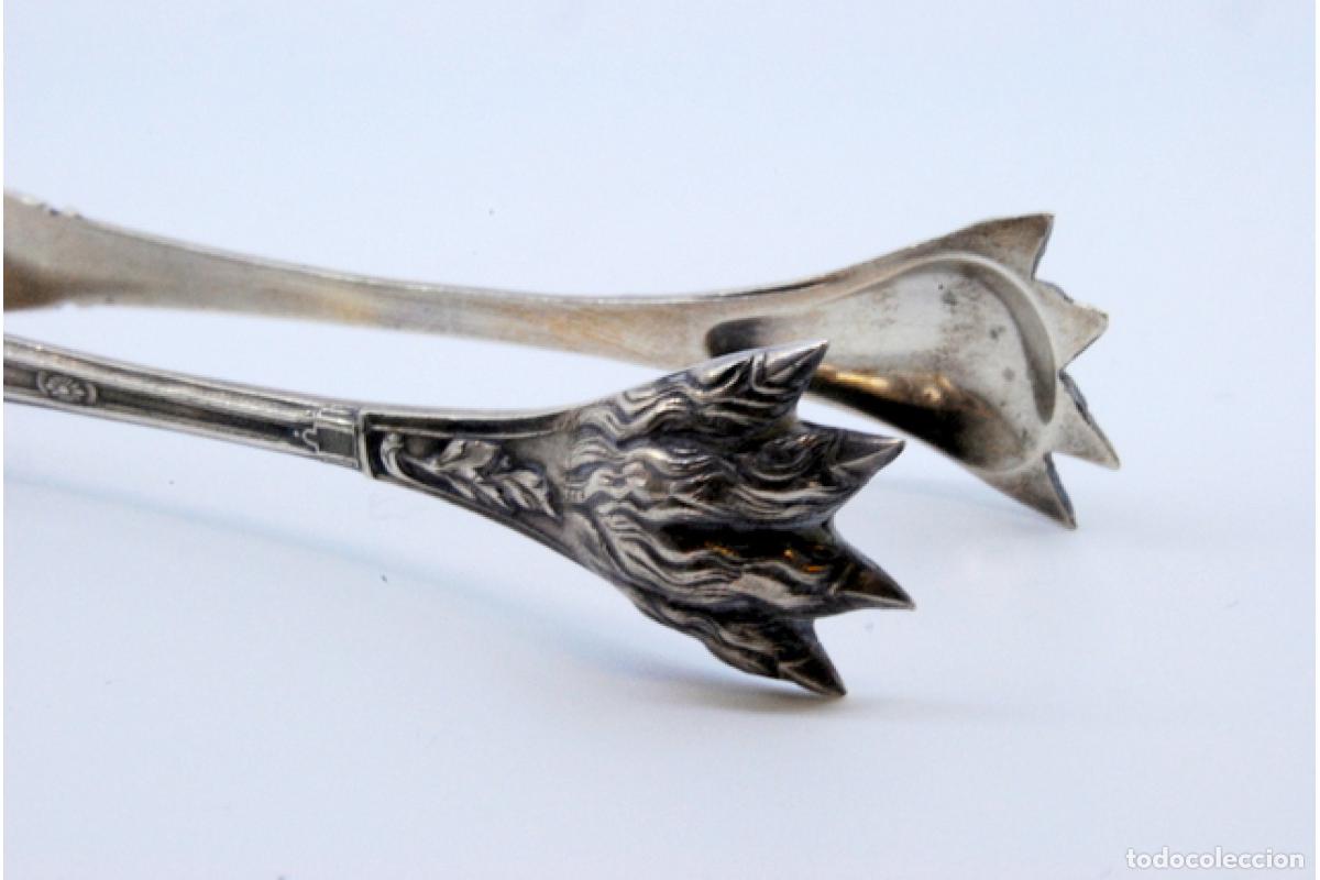 Antig&uuml;edades: Pinzas para hielo, en plata - Foto 4