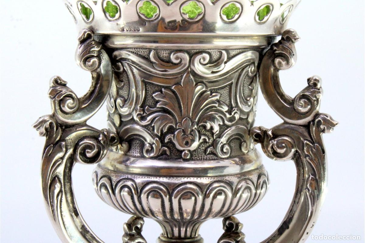 Antig&uuml;edades: Candelabro de altar de plata - Foto 7