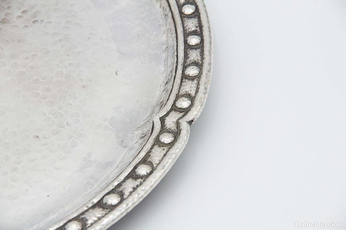 Antig&uuml;edades: Plato de plata para servir - Foto 2