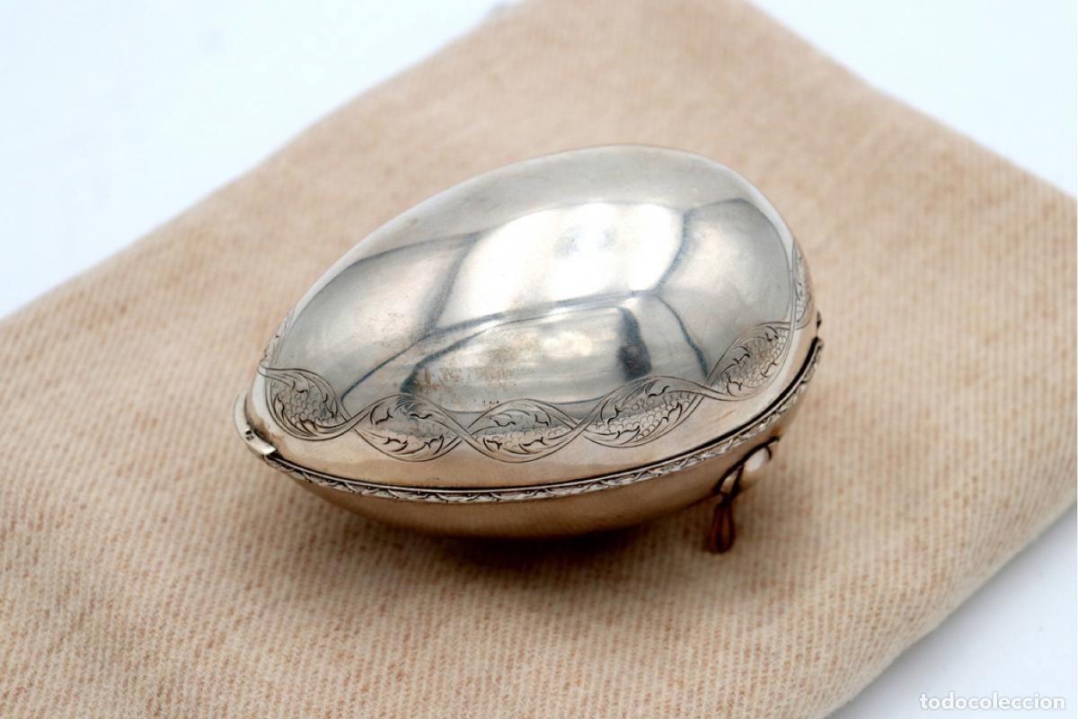 Antig&uuml;edades: jabonera de plata