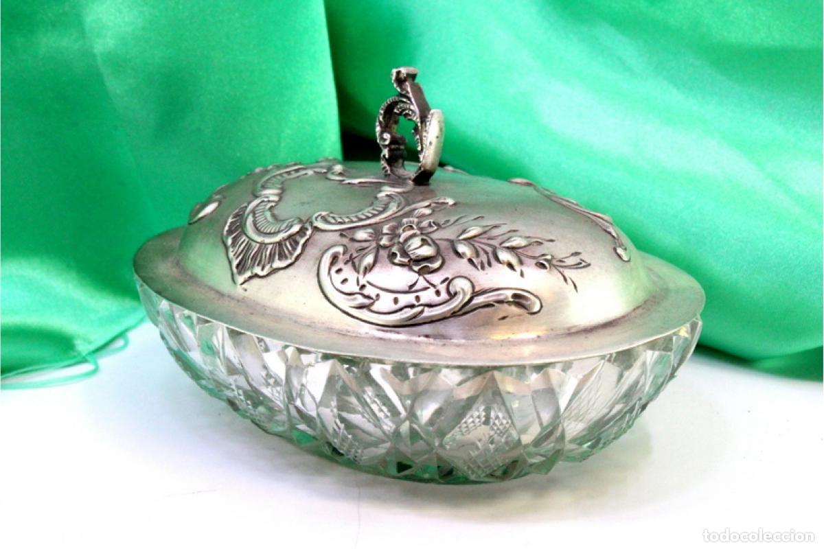Antig&uuml;edades: jabonera de plata - Foto 3