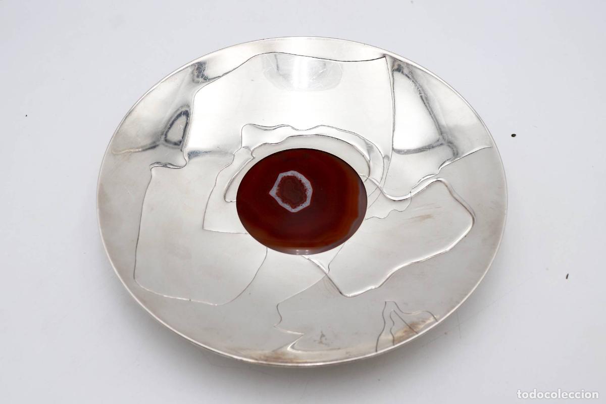 Antig&uuml;edades: Bandeja de plata (con patas)