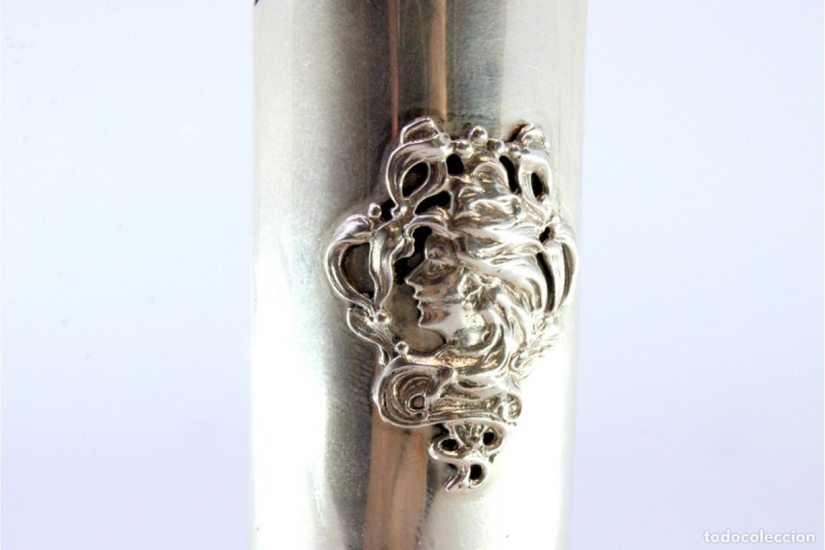 Antig&uuml;edades: Candelabro de plata - Foto 3