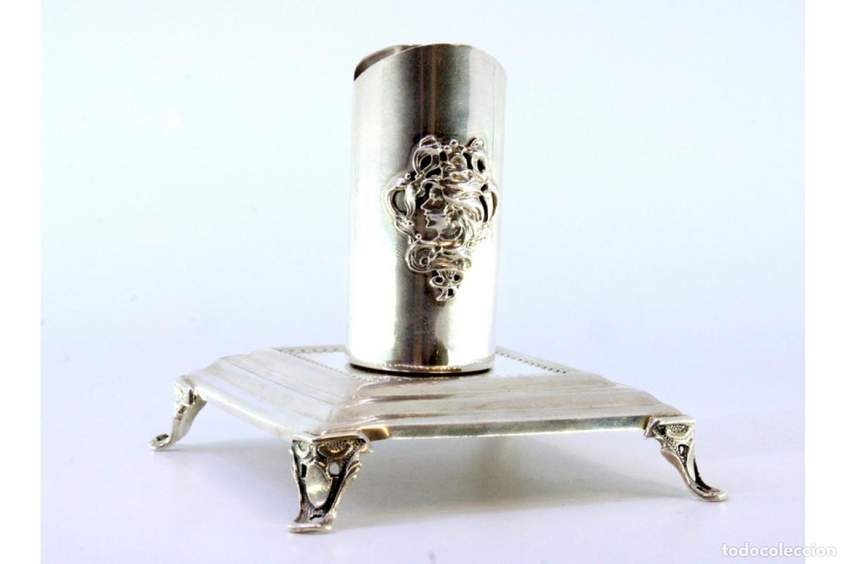 Antig&uuml;edades: Candelabro de plata - Foto 6