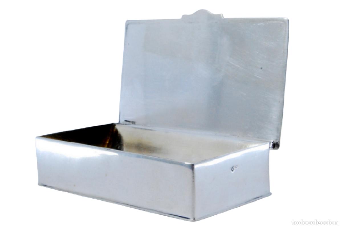 Antig&uuml;edades: Caja de sellos, en plata