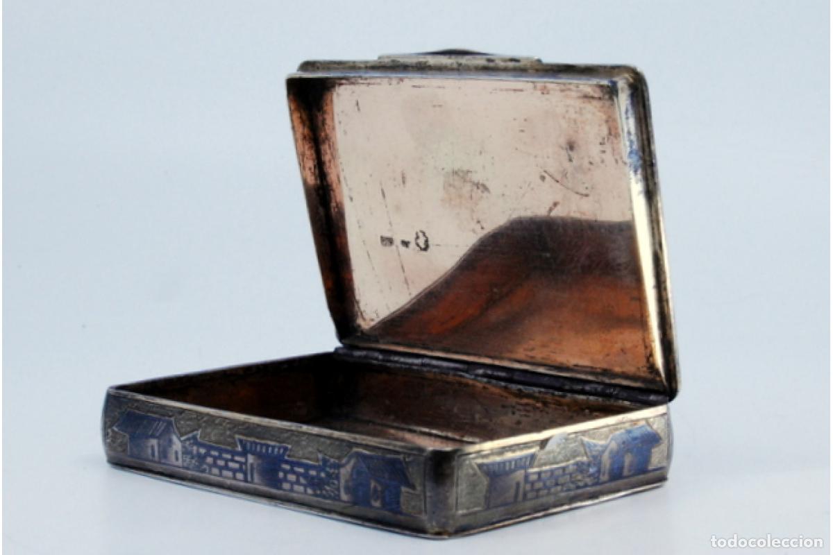 Antig&uuml;edades: Caja de rap&eacute;, en plata - Foto 5