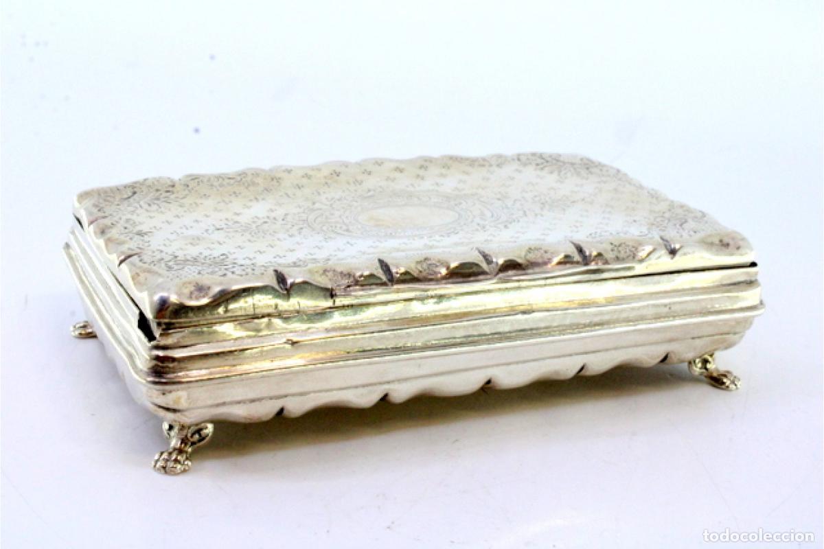 Antig&uuml;edades: Caja de tabaco, plata - Foto 6