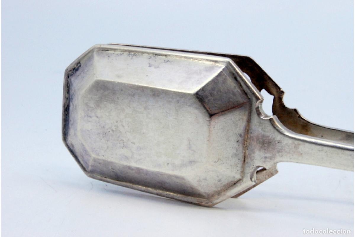 Antig&uuml;edades: Pinzas para ensalada o pan, de plata - Foto 5