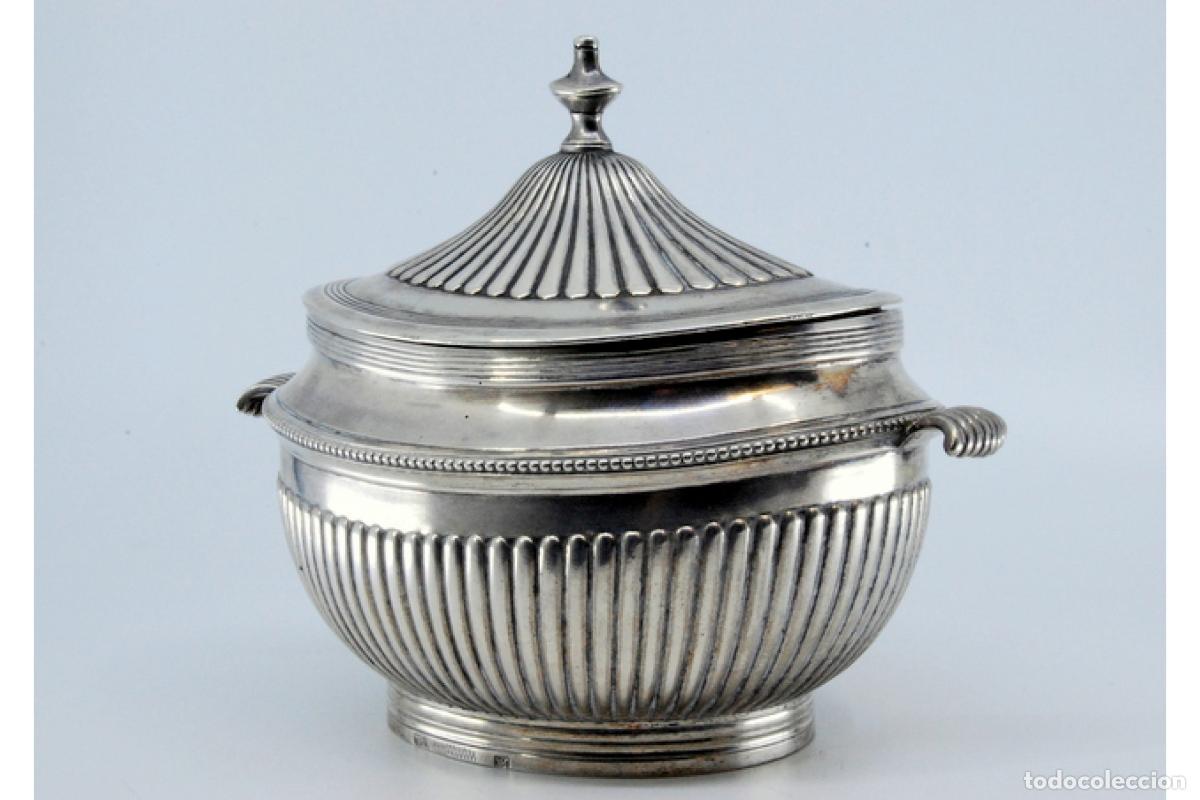 Antig&uuml;edades: Azucarero de plata - Foto 2