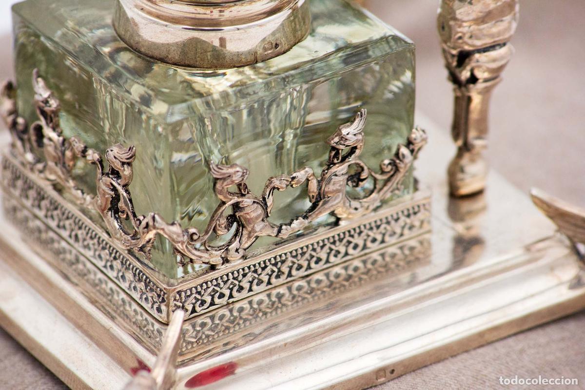 Antig&uuml;edades: tintero de plata - Foto 2