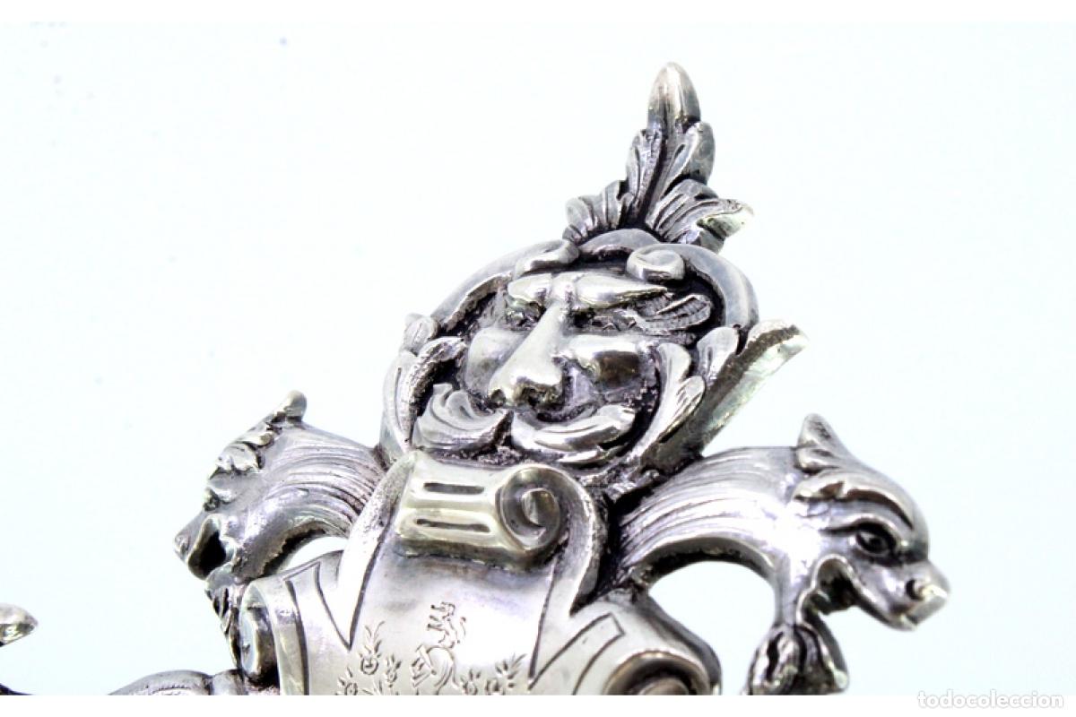 Antig&uuml;edades: tintero de plata - Foto 6