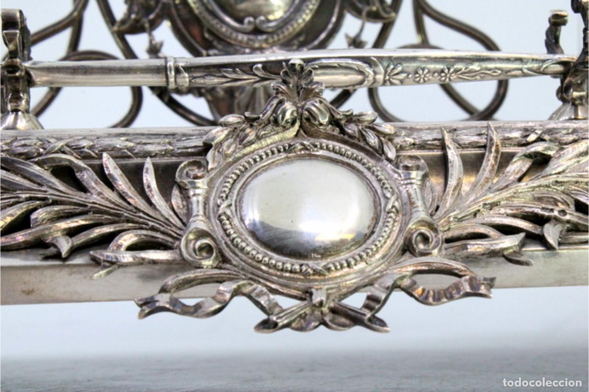 Antig&uuml;edades: tintero de plata - Foto 6